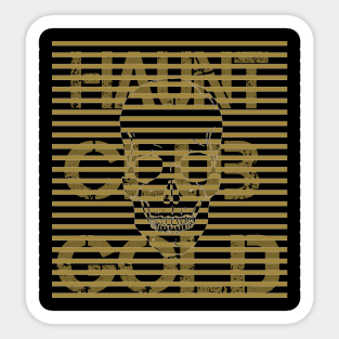 Haunt Club Gold Behind the Veil Sticker